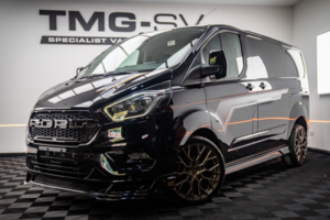 2021 Ford Transit Custom 2.0 Limited Panel Van 5dr Diesel Manual L1 H1 Euro 6 Tmg Rs Sport (130 Ps) in Black — image 3