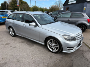 2012 Mercedes-Benz C Class 2.1 C250 Cdi Blueefficiency Amg Sport Estate 5dr Diesel G-Tronic+ Euro 5 (s/s) (204 Ps) in Silver — image 3