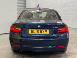 2016 BMW 2 Series 1.5 218i Sport Coupe 2dr Petrol Manual Euro 6 (s/s) (136 Ps) in Blue — image 4