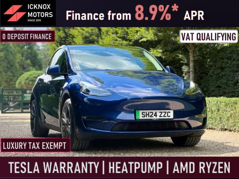 2024 Tesla Model Y (dual Motor) Long Range Auto 4wde 5dr in Blue — image 1