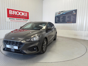 2018 Ford Focus 1.0t Ecoboost St-Line Euro 6 (s/s) 5dr in Grey — image 3