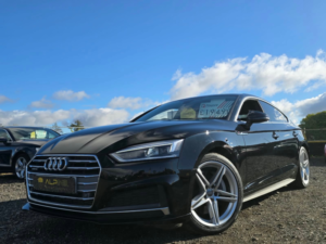 2018 Audi A5 2.0 Tfsi S Line Sportback 5dr Petrol S Tronic Quattro Euro 6 (s/s) (252 Ps) in Black — image 2