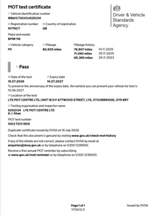 2013 BMW 1 Series 2.0 116d Sport Euro 5 (s/s) 5dr in Silver — image 2