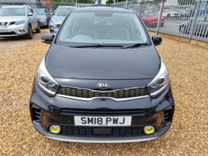 2018 Kia Picanto 1.25 X-Line Euro 6 5dr in Black — image 2