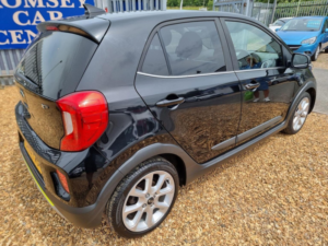 2018 Kia Picanto 1.25 X-Line Euro 6 5dr in Black — image 6