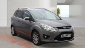 2014 Ford Grand C-Max 2.0 Tdci Titanium Diesel Automatic 7 Seater Grey 5dr Rare Auto+11 Stamps in Grey — image 3