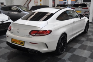 2021 Mercedes-Benz C Class 4.0 C63 V8 Biturbo Amg S Night Edition Prem Plus (premium Plus) Spds Mct Euro 6 (s/s) 2dr in White — image 5