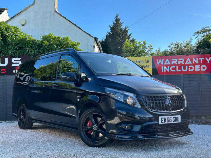 2016 Mercedes-Benz Vito 2.1 119 Cdi Bluetec Sport Crew Van G-Tronic+ Rwd L2 Euro 6 (s/s) 5dr (lwb) in Black — image 1
