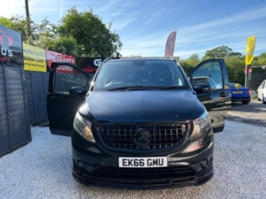 2016 Mercedes-Benz Vito 2.1 119 Cdi Bluetec Sport Crew Van G-Tronic+ Rwd L2 Euro 6 (s/s) 5dr (lwb) in Black — image 2