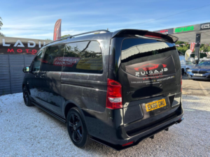 2016 Mercedes-Benz Vito 2.1 119 Cdi Bluetec Sport Crew Van G-Tronic+ Rwd L2 Euro 6 (s/s) 5dr (lwb) in Black — image 4