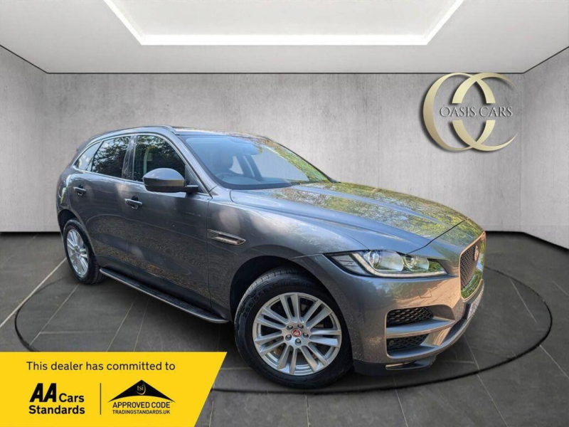 2018 Jaguar F-Pace 2.0 D180 Portfolio Auto AWD Euro 6 (s/s) 5dr in Grey — image 1