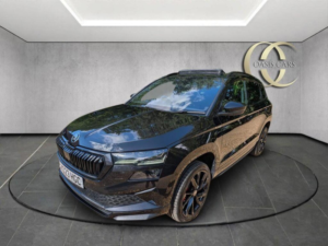 2023 Skoda Karoq 1.5 Tsi Act Sportline DSG Euro 6 (s/s) 5dr in Black — image 2