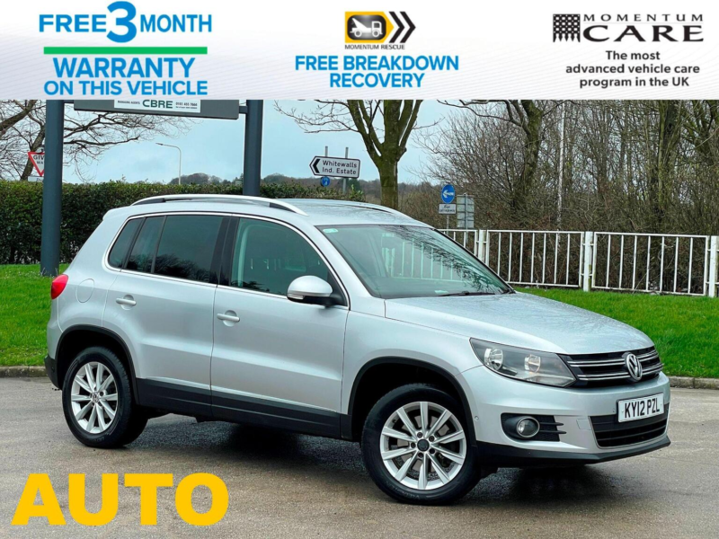 2012 Volkswagen Tiguan 2.0 Tdi Bluemotion Tech Se DSG 4WD Euro 5 (s/s) 5dr in Silver — image 1
