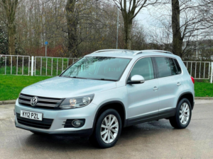 2012 Volkswagen Tiguan 2.0 Tdi Bluemotion Tech Se DSG 4WD Euro 5 (s/s) 5dr in Silver — image 5
