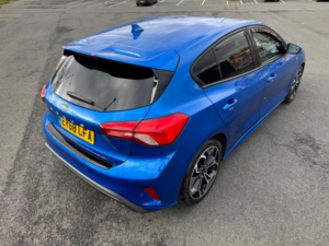 2018 Ford Focus 1.0t Ecoboost St-Line X Euro 6 (s/s) 5dr in Blue — image 4