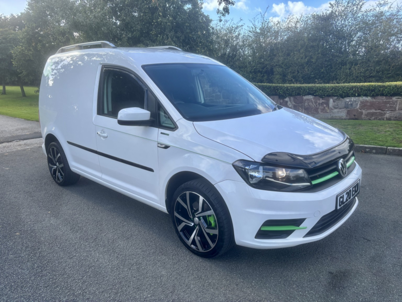 2020 Volkswagen Caddy 2.0 Tdi C20 180 Trendline A/c Custom Ulez Eu6 in White — image 1