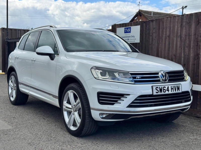 2014 Volkswagen Touareg 3.0 Tdi V6 Bluemotion Tech R-Line Tiptronic 4WD Euro 6 (s/s) 5dr in White — image 1