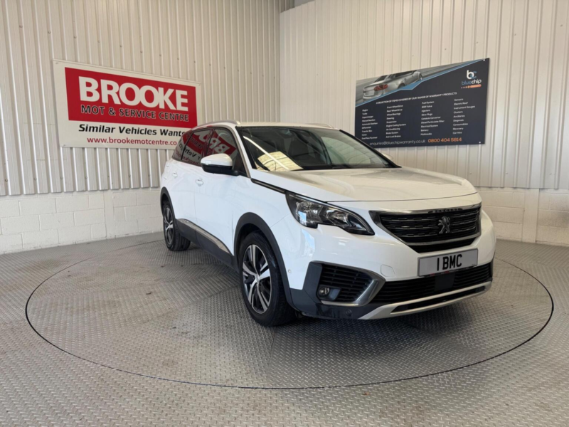 2018 Peugeot 5008 1.5 Bluehdi Allure Euro 6 (s/s) 5dr in White — image 1