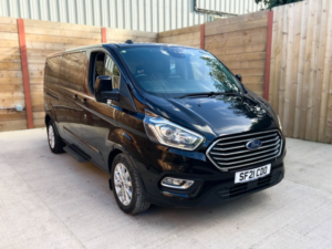 2021 Ford Tourneo Custom L2 Lwb Twin Wheelchair 5 SEAT Auto Wheelchair Accessible Disabled Access Vehicle Wav in Black — image 5