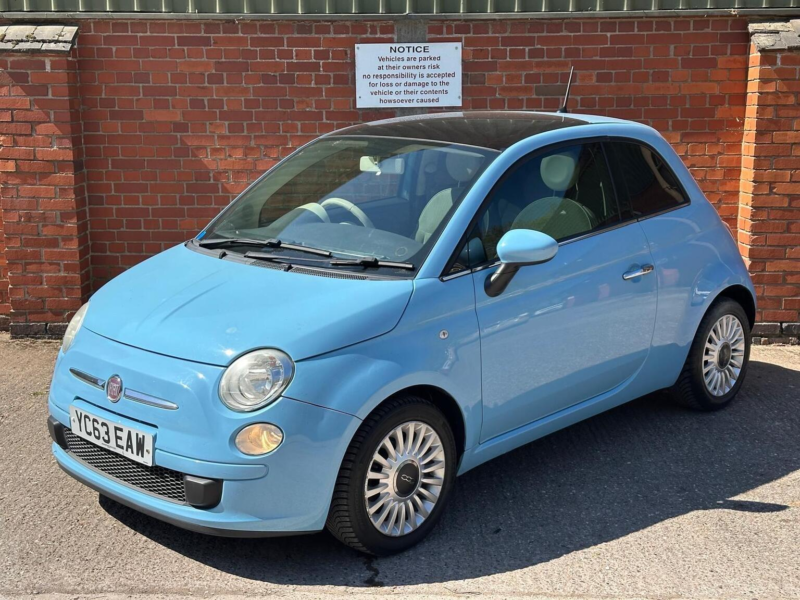 2013 Fiat 500 1.2 Lounge Dualogic Euro 6 (s/s) 3dr in Blue — image 1