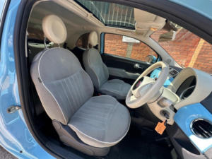 2013 Fiat 500 1.2 Lounge Dualogic Euro 6 (s/s) 3dr in Blue — image 3