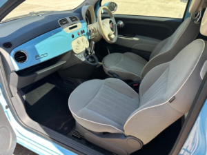 2013 Fiat 500 1.2 Lounge Dualogic Euro 6 (s/s) 3dr in Blue — image 5