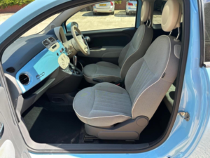2013 Fiat 500 1.2 Lounge Dualogic Euro 6 (s/s) 3dr in Blue — image 6