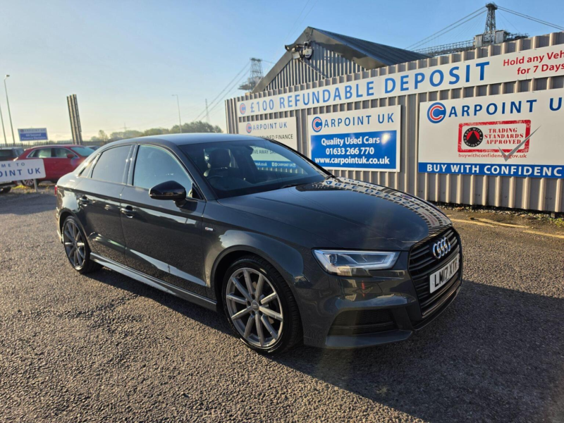 2017 Audi A3 1.4 Tfsi Cod Black Edition Euro 6 (s/s) 4dr in Grey — image 1