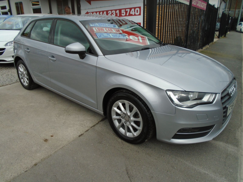 2014 Audi A3 1.6 Tdi Se Sportback 5dr Diesel Manual Euro 6 (s/s) (110 Ps) in Silver — image 1