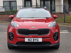 2017 Kia Sportage 1.7 Crdi 3 SUV 5dr Diesel Dct Euro 6 (s/s) (139 Bhp) in Red — image 2