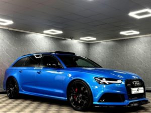 2017 Audi Rs6 Avant 4.0 Tfsi V8 Performance Tiptronic Quattro Euro 6 (s/s) 5dr in Blue — image 3