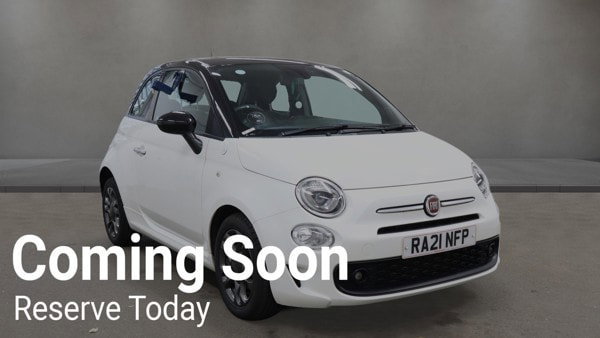 2021 Fiat 500 1.0 Mhev Hey Google Hatchback 3dr Petrol Manual Euro 6 (s/s) (70 Bhp) in White — image 1