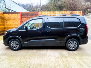2023 Peugeot Rifter L2 Lwb 3 SEAT Wheelchair Accessible Disabled Access Vehicle Wav in Black — image 6
