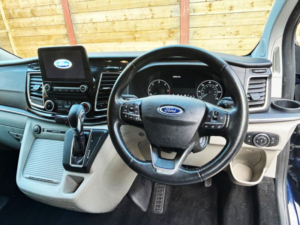 2019 Ford Tourneo Custom L2 Lwb 8 SEAT Auto Wheelchair Accessible Disabled Access Vehicle Wav in Blue — image 2