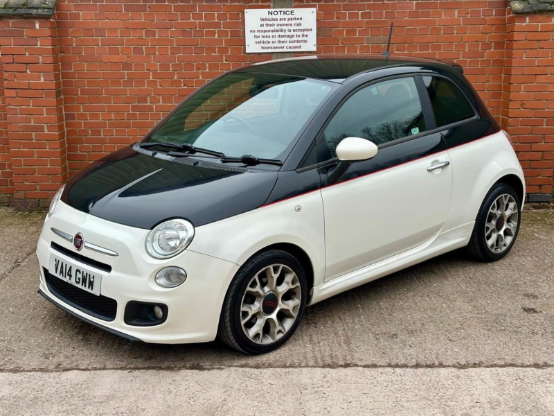 2014 Fiat 500 0.9 Twinair S Euro 6 (s/s) 3dr in White — image 1