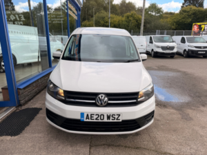 2020 Volkswagen Caddy 2.0 Tdi C20 Startline Panel Van 5dr Diesel Manual Swb Euro 6 102 Ps in White — image 3