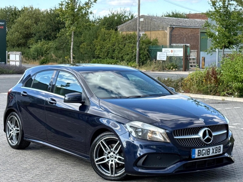2018 Mercedes-Benz A Class 1.5 A180d Amg Line 7g-Dct Euro 6 (s/s) 5dr in Blue — image 1
