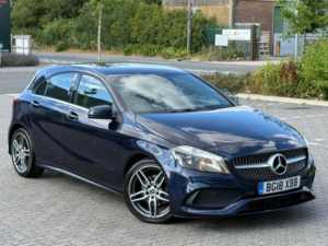 2018 Mercedes-Benz A Class 1.5 A180d Amg Line 7g-Dct Euro 6 (s/s) 5dr in Blue — image 5