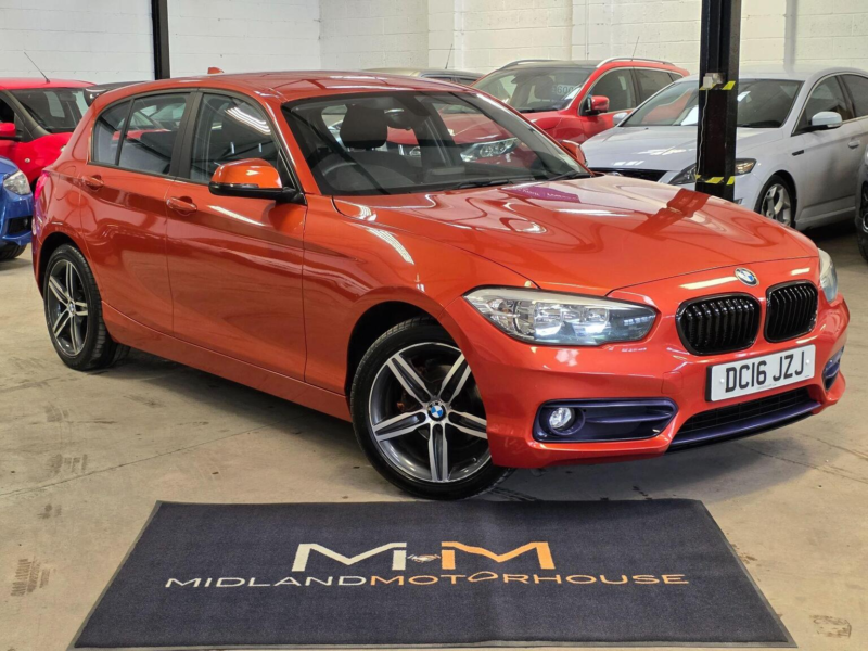 2016 BMW 1 Series 1.5 118i Sport Euro 6 (s/s) 5dr in Orange — image 1