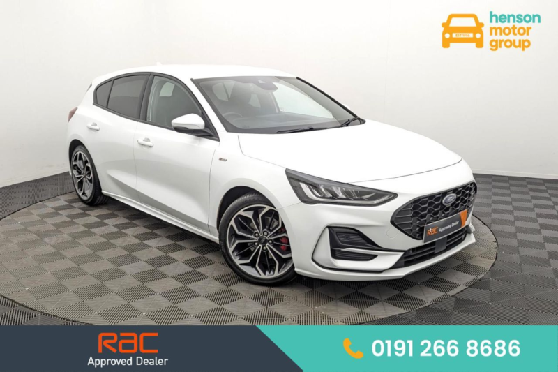 2023 Ford Focus 1.0t Ecoboost St-Line X Hatchback 5dr Petrol Manual Euro 6 (s/s) (125 Ps) in White — image 1