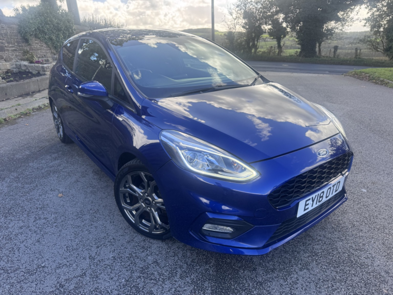 2018 Ford Fiesta 1.0 T Ecoboost St-Line in Blue — image 1