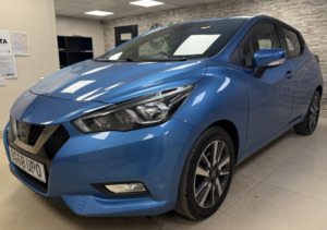 2018 Nissan Micra 1.0 Ig Acenta Hatchback 5dr Petrol Manual Euro 6 (71 Ps) in Blue — image 2