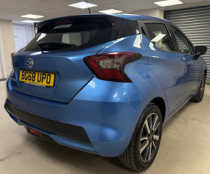 2018 Nissan Micra 1.0 Ig Acenta Hatchback 5dr Petrol Manual Euro 6 (71 Ps) in Blue — image 4