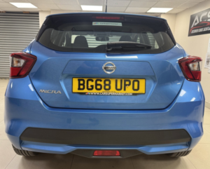 2018 Nissan Micra 1.0 Ig Acenta Hatchback 5dr Petrol Manual Euro 6 (71 Ps) in Blue — image 6