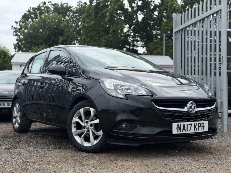 2017 Vauxhall Corsa 1.4i Ecoflex Energy Euro 6 5dr (a/c) in Black — image 1