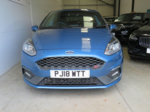 2018 Ford Fiesta 1.5t Ecoboost St-3 Euro 6 3dr in Blue — image 2