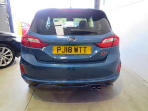2018 Ford Fiesta 1.5t Ecoboost St-3 Euro 6 3dr in Blue — image 5