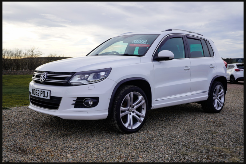 2012 Volkswagen Tiguan 2.0 Tdi Bluemotion Tech R-Line in White — image 1