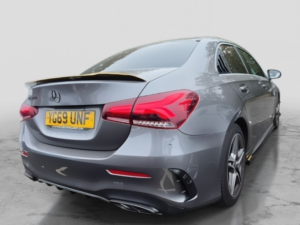 2019 Mercedes-Benz A Class 1.5 A180d Amg Line Saloon 4dr Diesel 7g-Dct Euro 6 (s/s) (116 Ps) in Grey — image 3