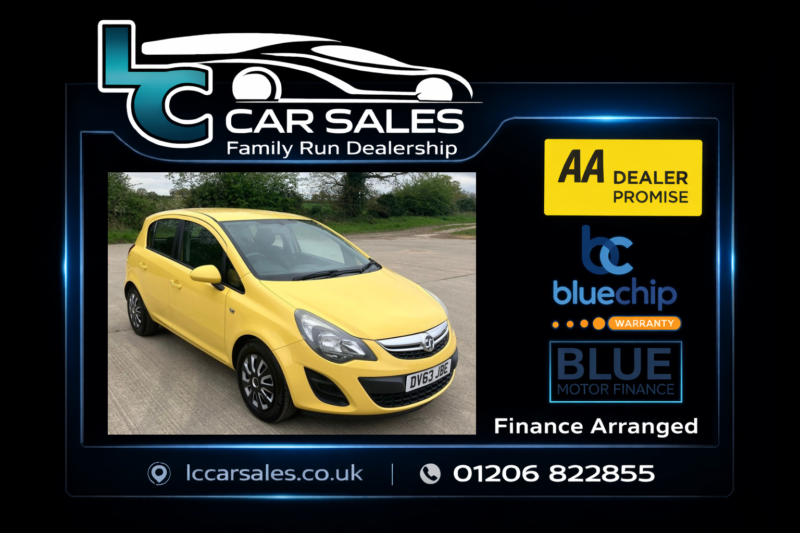 2013 Vauxhall Corsa 1.2 I Ecoflex 16v Exclusiv in Yellow — image 1